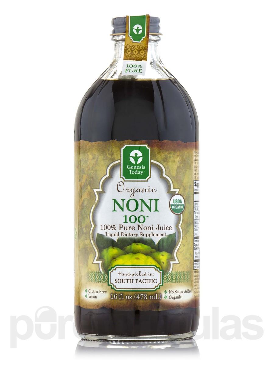 Organic Noni 100   16 fl. oz (473 ml) by Genesis Today