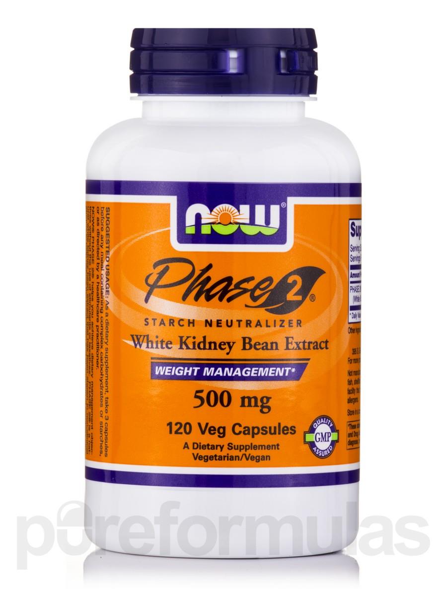 Phase 2 500 mg   120 Vegetarian Capsules by NOW