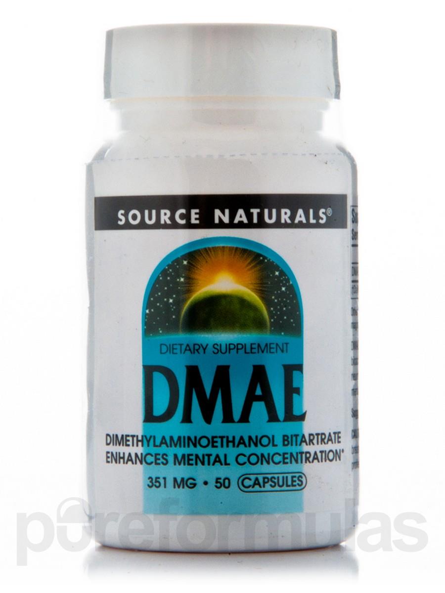 DMAE Caps 351 mg   50 Capsules by Source Naturals