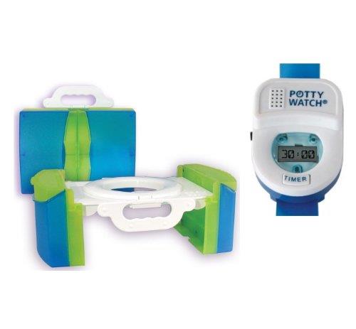 Travel Potty with Training Timer, Blue