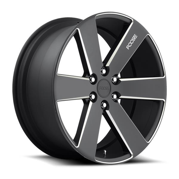 Foose F158 Switch 20x9.5 6x139.7 +30mm Black/Milled Wheel Rim