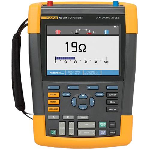 Fluke 190 102/S 100 MHz, 1.25 MS/s, 2 Channel Color Scopemeter built in DMM & SCC 290 Kit