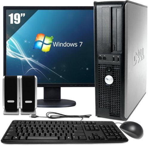 Refurbished Dell OptiPlex 755 Desktop Complete Computer Package 4GB Memory Windows 7 Professional