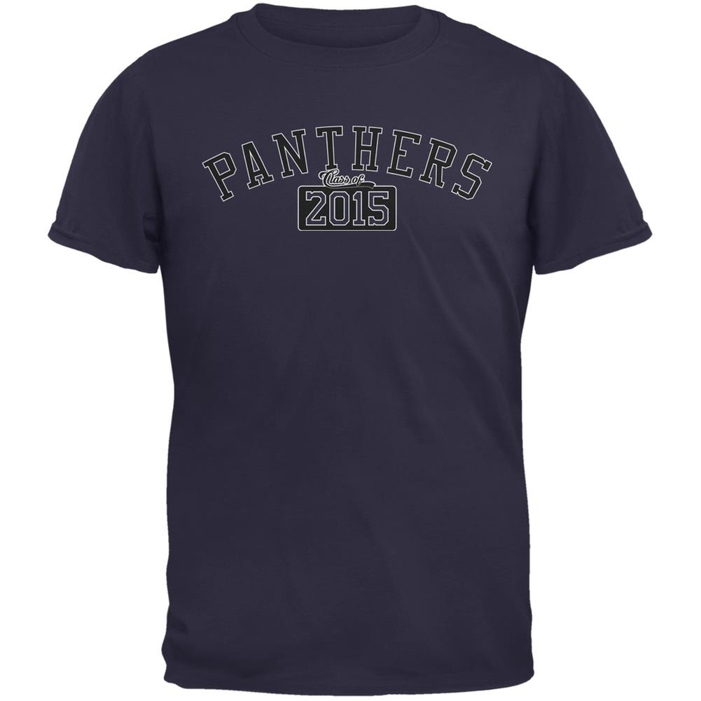 Graduation   Panthers 2015 Navy Adult T Shirt