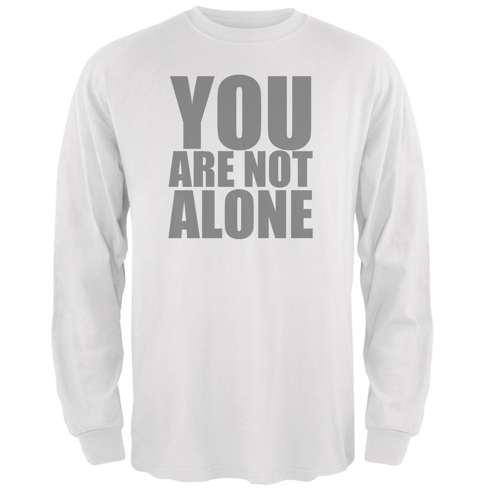 You Are Not Alone Bruce Jenner White Adult Long Sleeve T Shirt