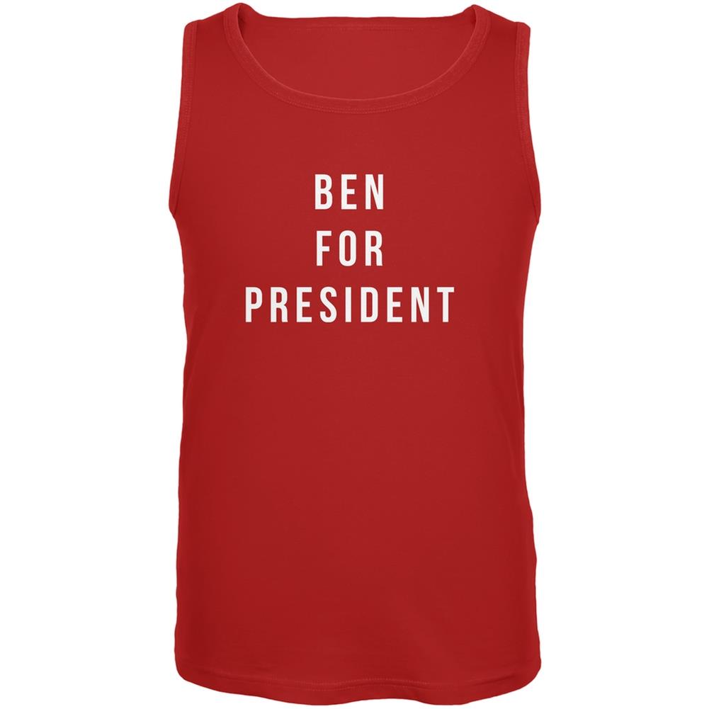 Election 2016 Ben For President Red Adult Tank Top