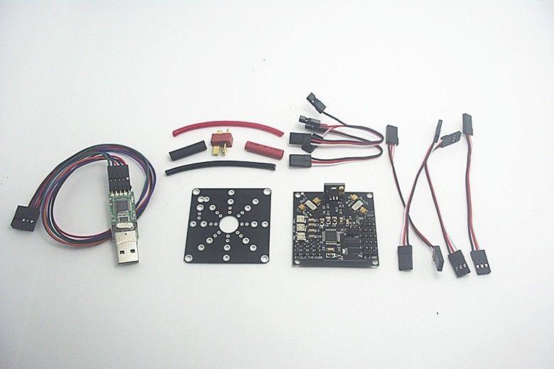 USB Loader USBasp Programmer+KK multicopter Board+Receiver cable +ESC board full