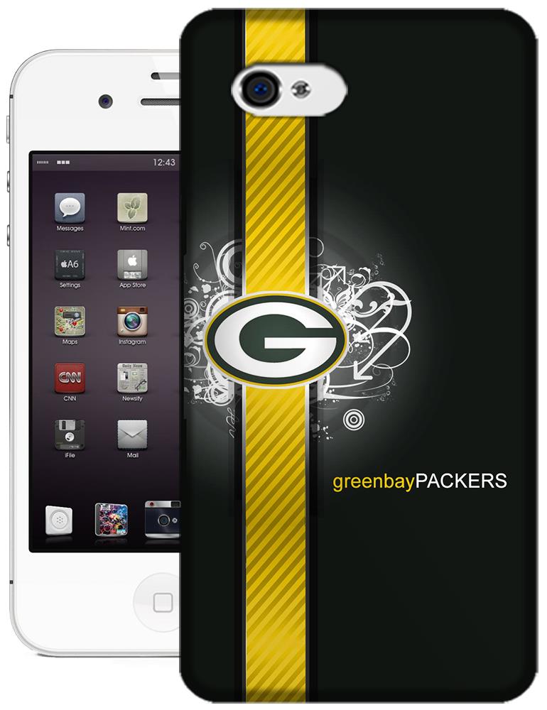 NFL Green Bay Packers Black G letter Logo Iphone 4/4S Case