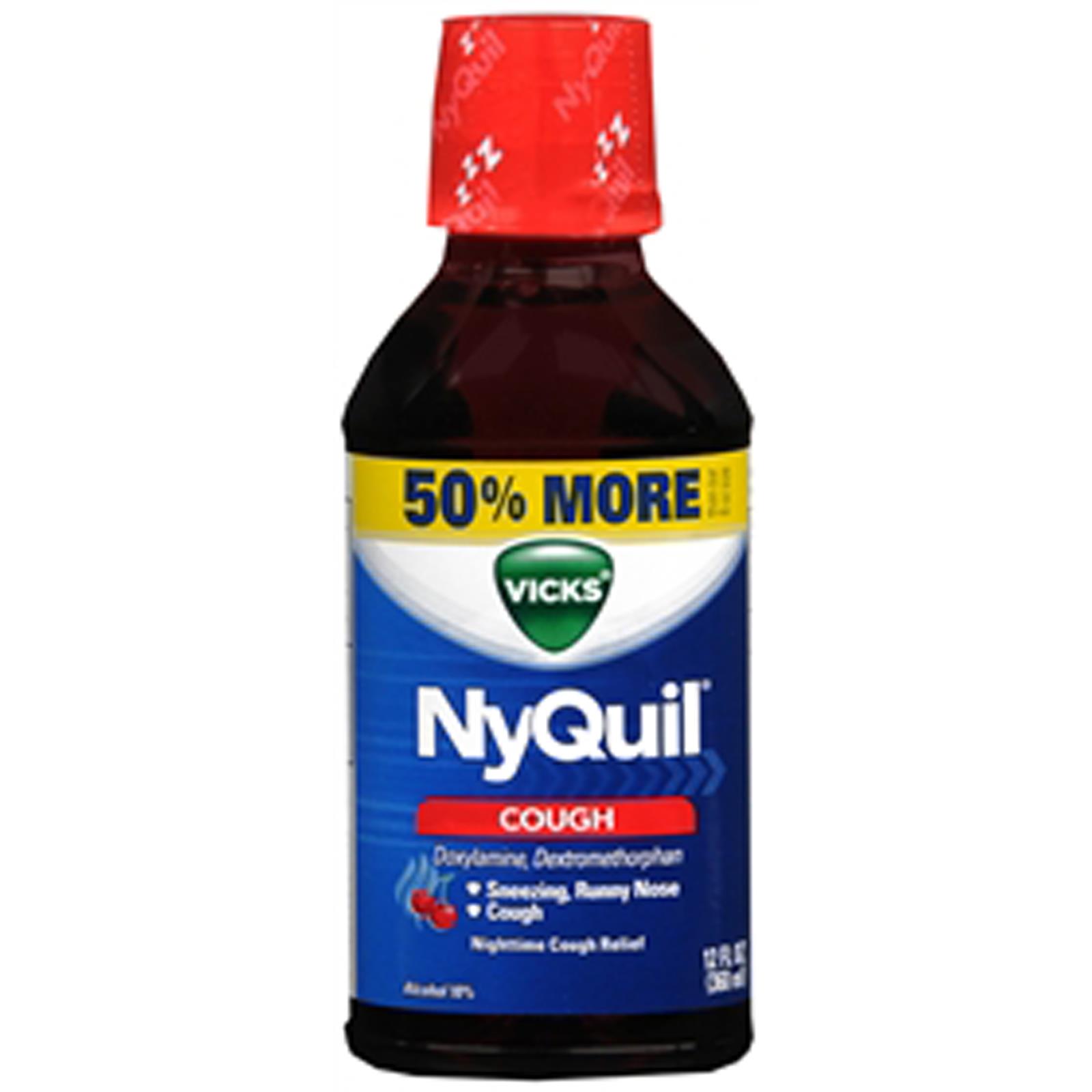 Nyquil Cough Liquid   12 Oz.