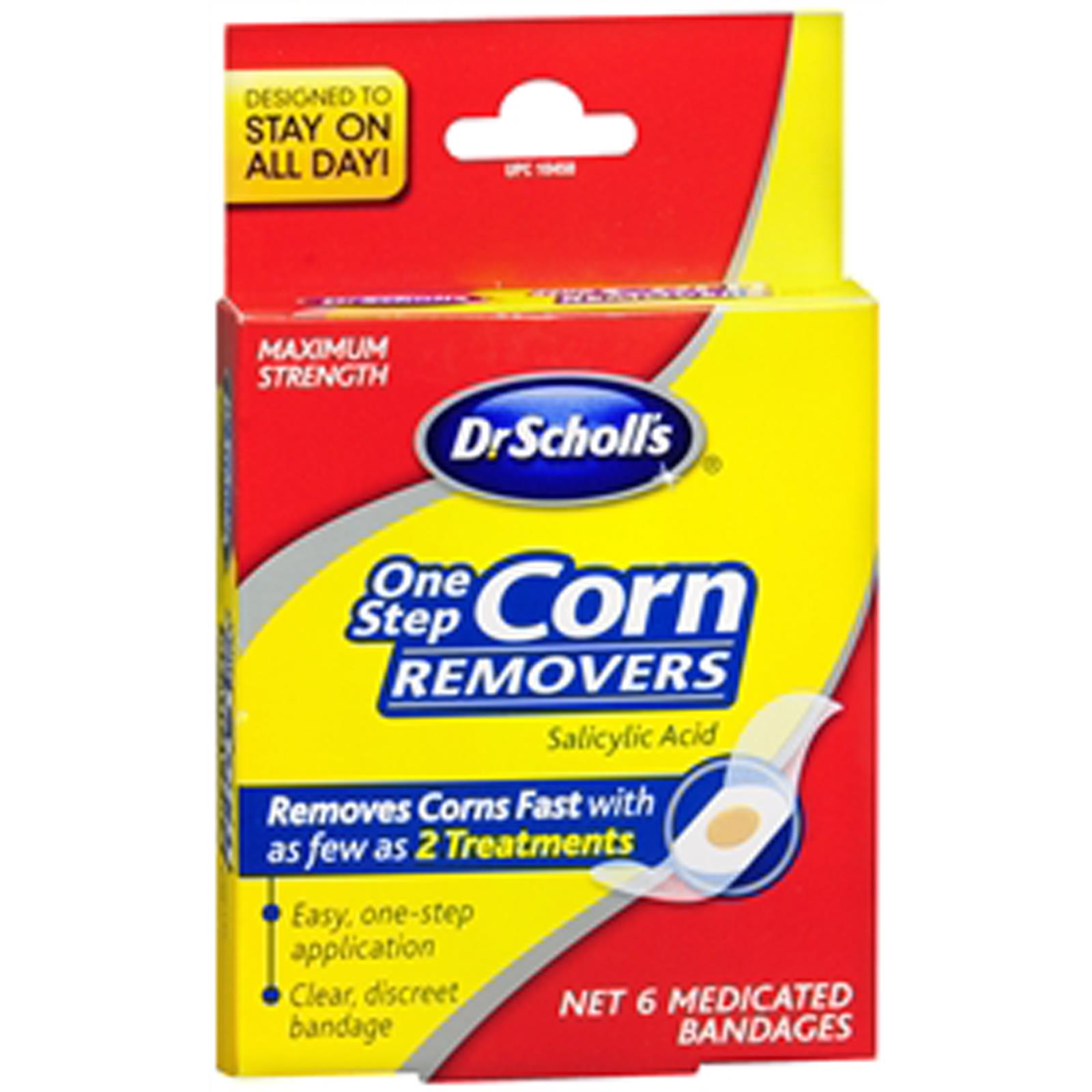 Dr. Scholl's One Step Corn Removers, Maximum Strength   6 pack