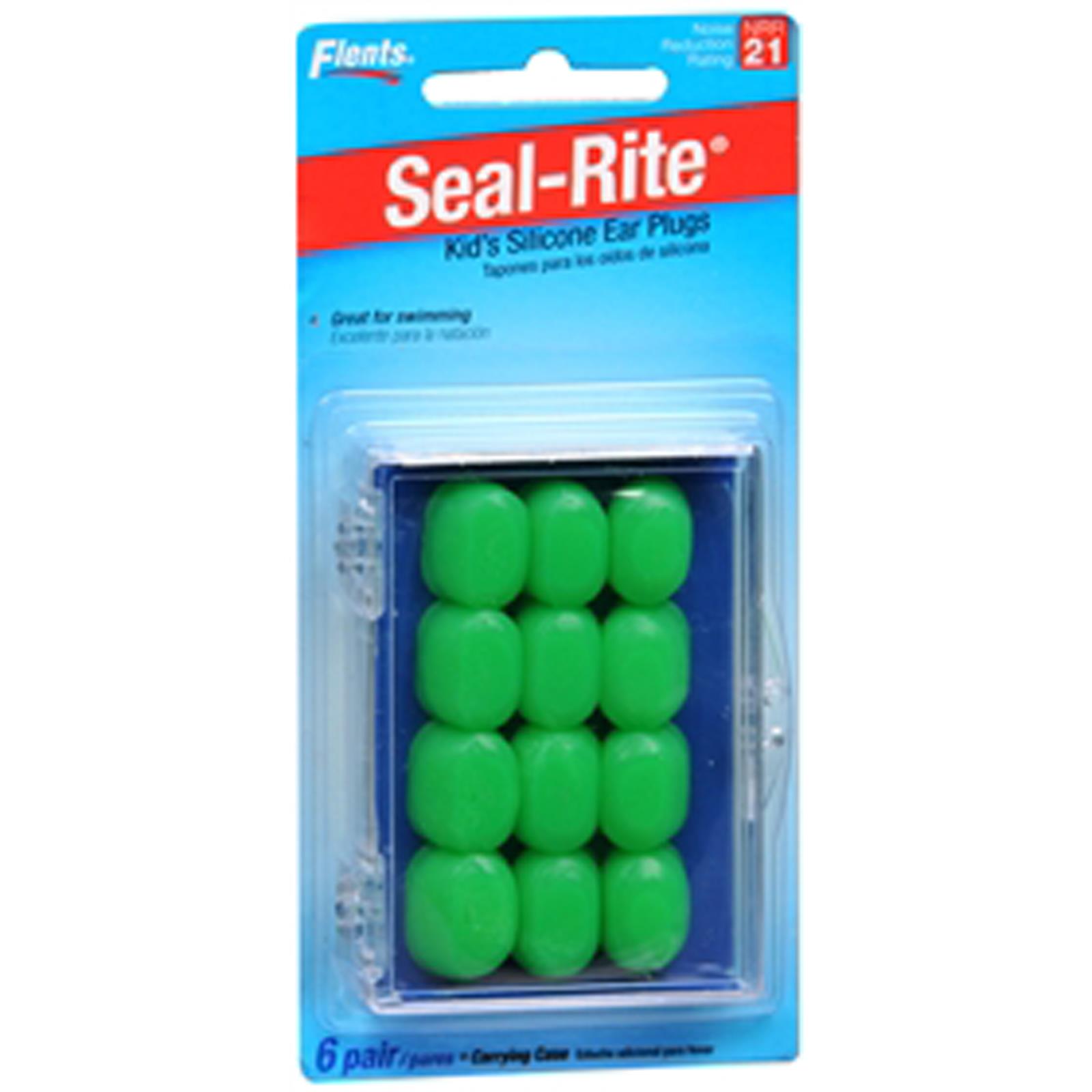 Flents Seal Rite Kid's Silicone Ear Plugs   6 pair