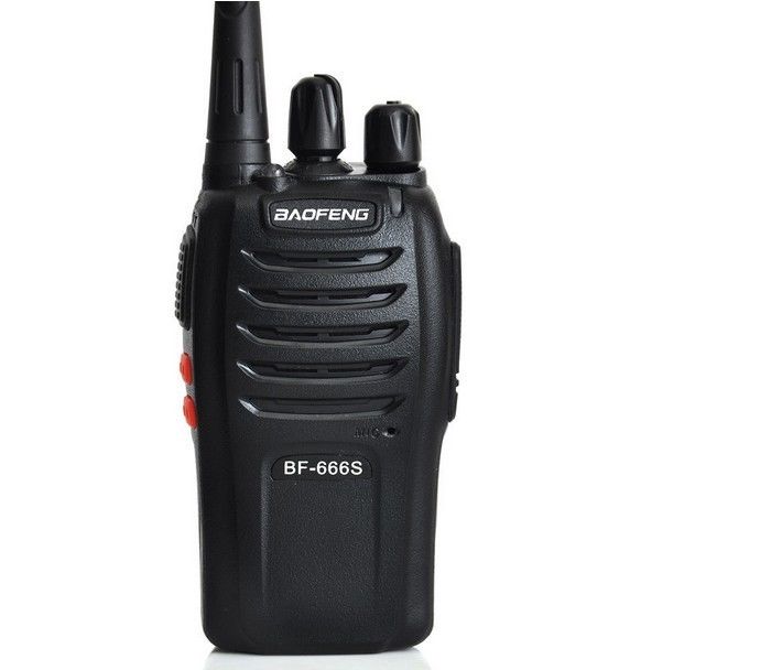 BAOFENG 666S UHF 400 470 MHz 2 Way Radio Portable Handheld Talkie 5W 16CH