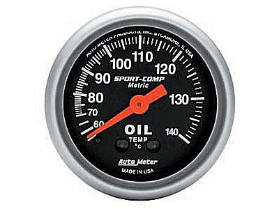 Auto Meter Sport Comp Mechanical Metric Oil Temperature Gauge