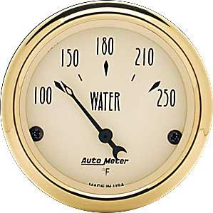 Auto Meter Golden Oldies Water Temperature Gauge