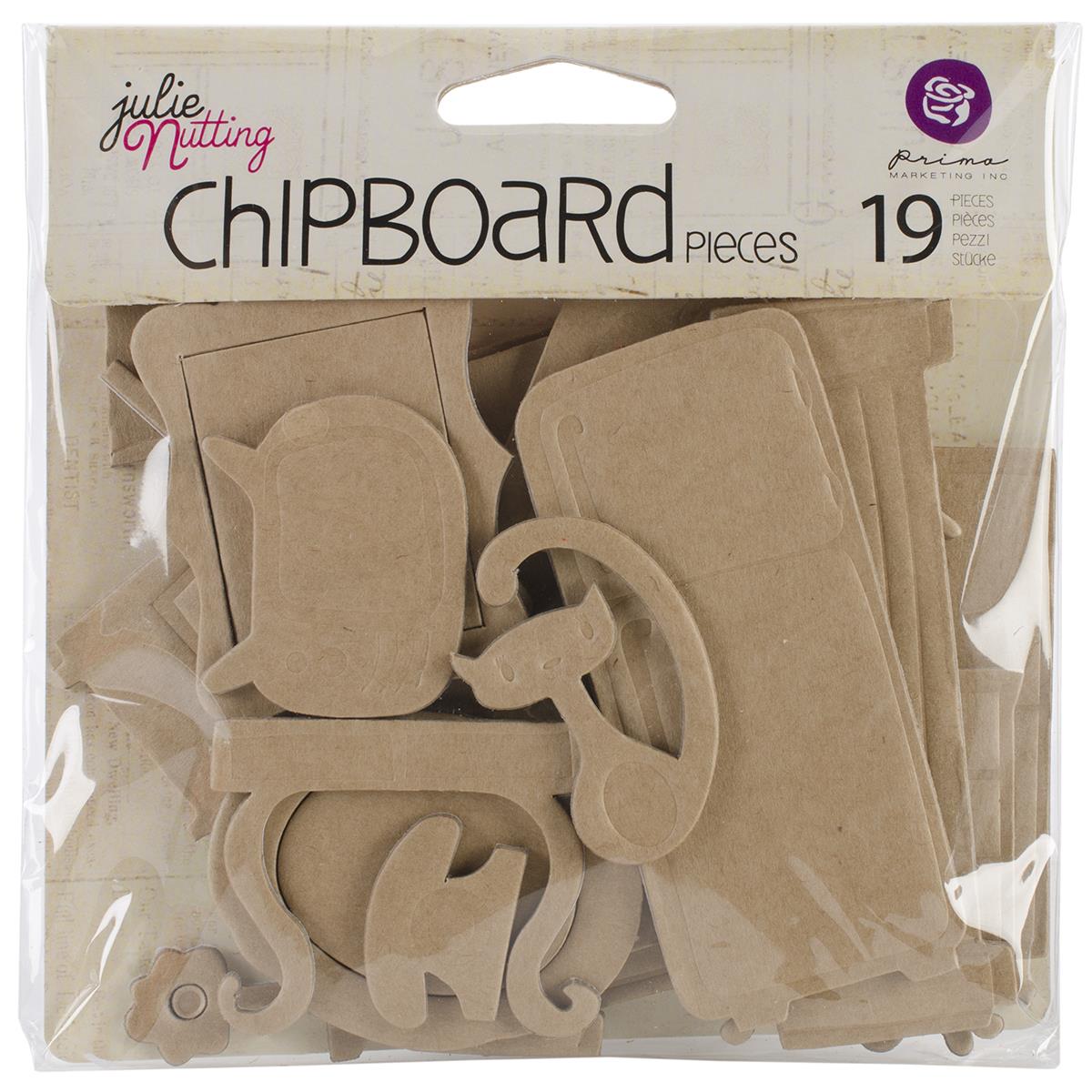 Mixed Media Doll Chipboard Shapes 19/Pkg Furniture