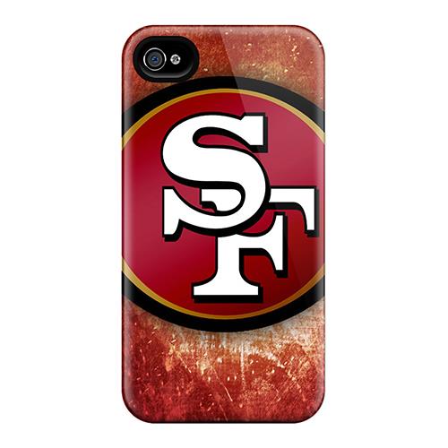 Perfect Tpu Case For Iphone 4/4s/ Anti scratch Protector Case (san Francisco 49ers Logo)