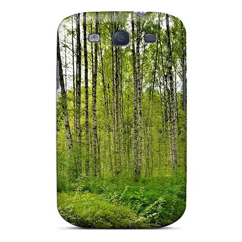New Arrival Green Young Forest QAP4096DxUB Case Cover/ S3 Galaxy Case
