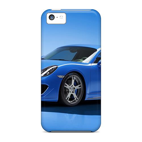 JYu5531FKLH Tpu Phone Case With Fashionable Look For Iphone 5c   2014 Porsche Cayman Moncenisio By Studiotorino