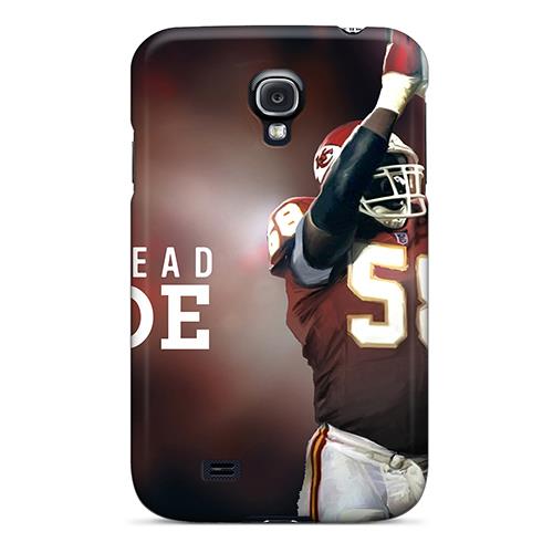 Defender Case With Nice Appearance (kansas City Chiefs) For Galaxy S4