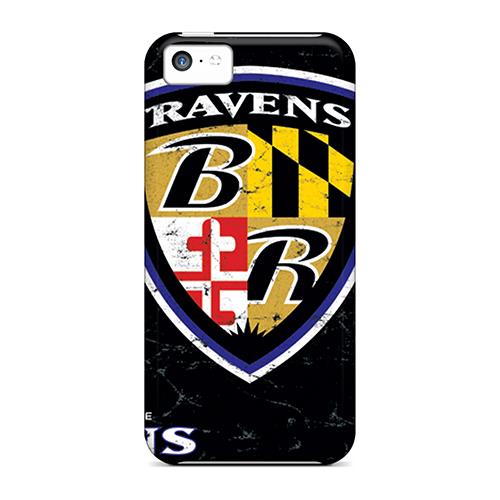 High end Case Cover Protector For Iphone 5c(baltimore Ravens)