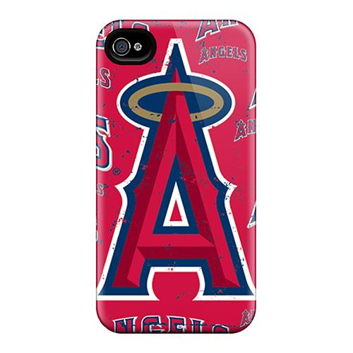 Scratch free Phone Case For Iphone 6 plus  Retail Packaging   Los Angeles Angels