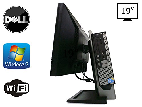 Refurbished Dell Optiplex 780 USFF All in One Computer System, Intel Core 2 Duo 3.0GHz, 4GB DDR3 Memory, *New* 1TB Hard Drive, WiFi, DVD/CD RW Optical Drive, Microsoft Windows 7 Professional