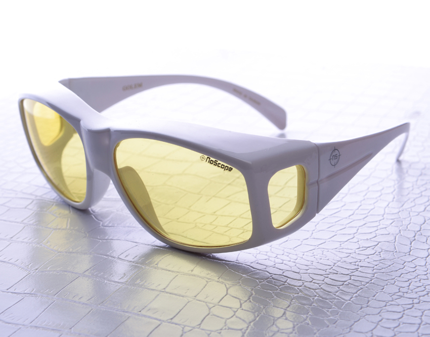 NoScope 'Golem' (Frost White) Model Gaming Glasses