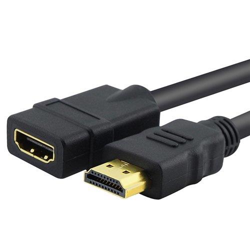 6 Feet HDMI 1.3 M/F Gold Extension Cable Link for HDTV