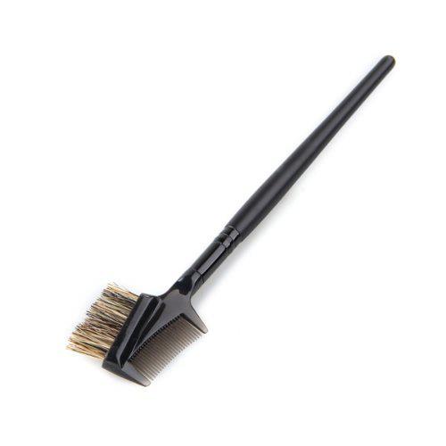 Eyelash Extension Eyebrow Eye Brow Comestic Comb Brush Wood Handle