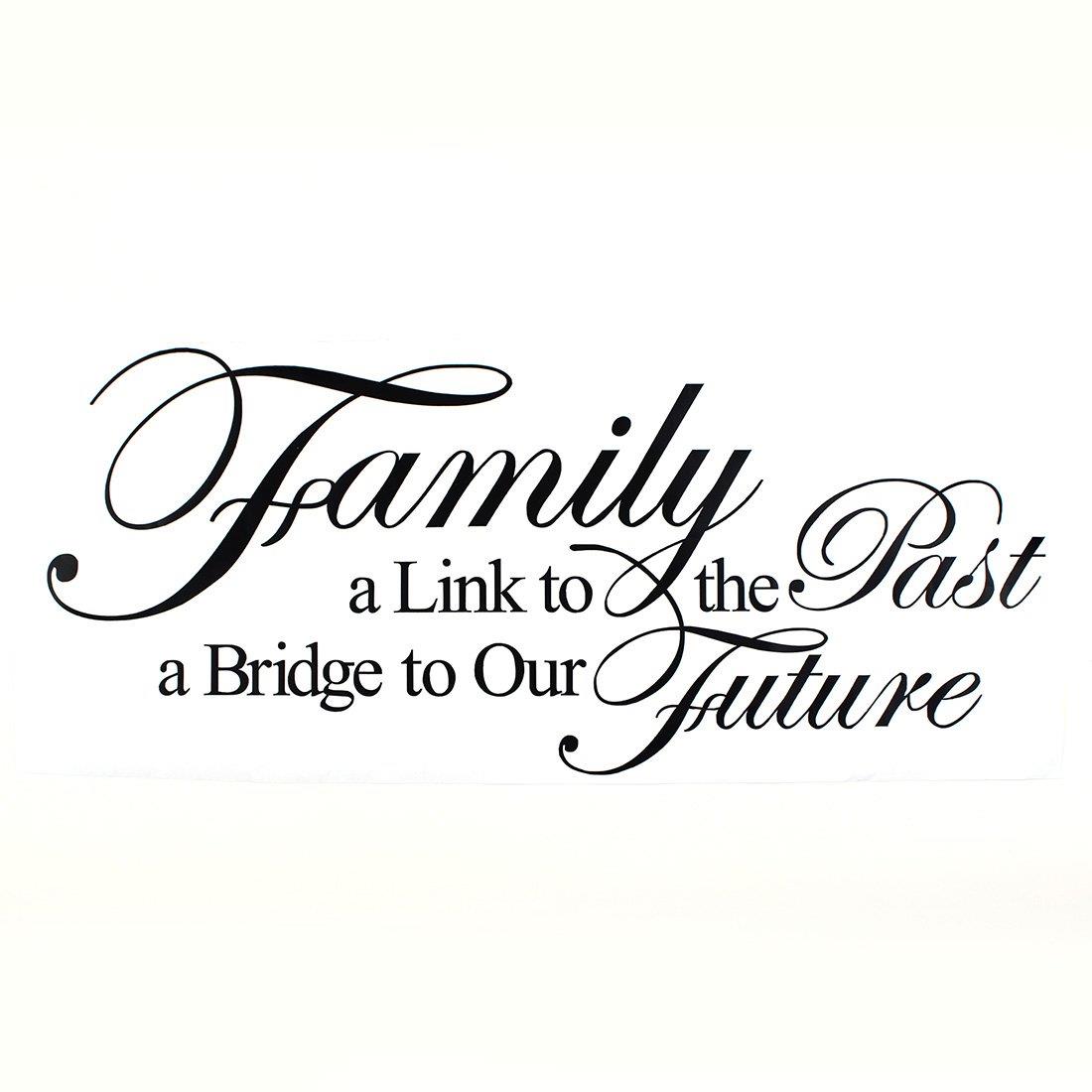 DIY Black Letters Wall Stickers Removable Art Vinyl Decal Many Types on