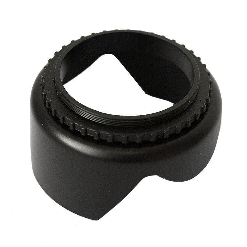 Screw Spiral 58mm Camera Lens Hood for Canon Nikon UV Mirror Universal