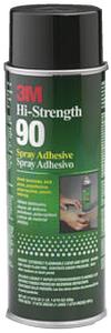 3M 90 Adhesive, Spray, 24 oz., 17.6 oz. Net