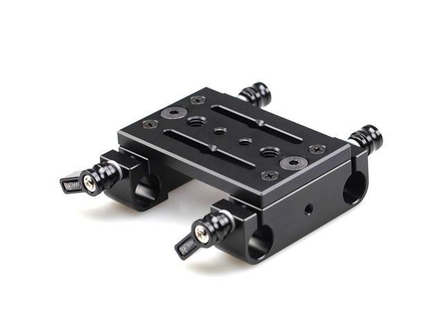 SMALRIG DSLR Tripod mounting plate 2 w/ 2pcs 15mm railblock 914