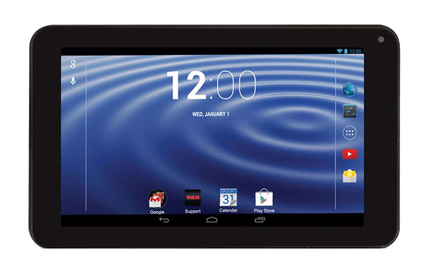 RCA RCT6272W23 7" Tablet Dual Core 8GB Memory Android 4.4 KitKat System (Black)