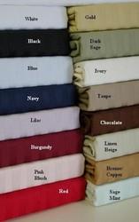 5 SIZES 600TC Striped Egyptian Cotton Bed Sheet Sets Color: Sage Size: Full