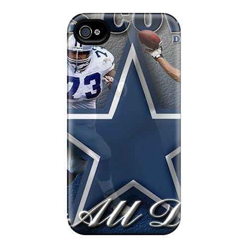 4/4s Scratch proof Protection Case Cover For Iphone/ Hot Dallas Cowboys Phone Case