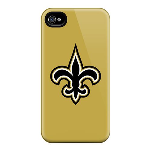 Tpu Case Cover For Iphone 4/4s Strong Protect Case   New Orleans Saints Design