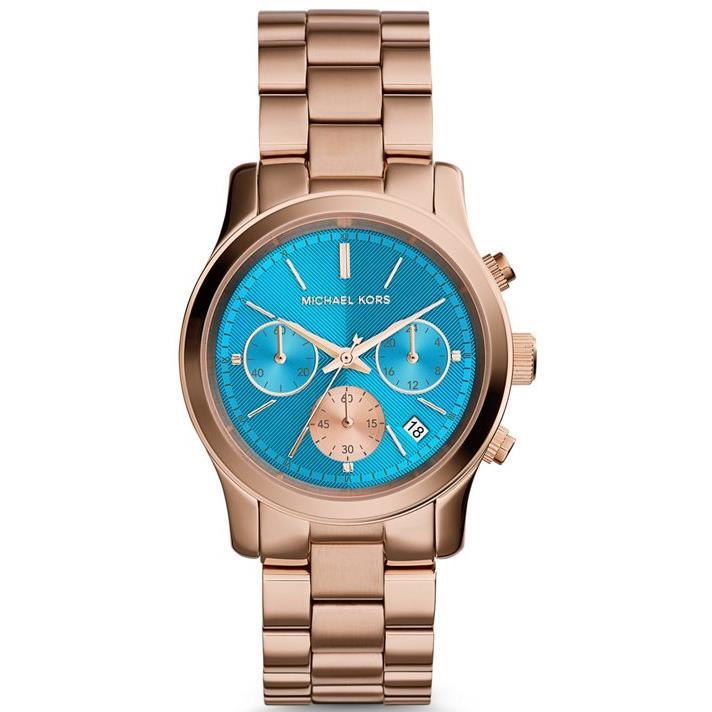 Michael Kors Women's 38mm Chronograph Mineral Glass Quartz Date Watch MK6164