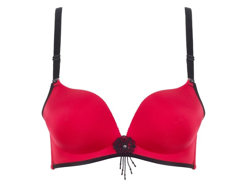 BEOWNWEAR Women's Sexy Push up Deep V Smooth Wireless Bra