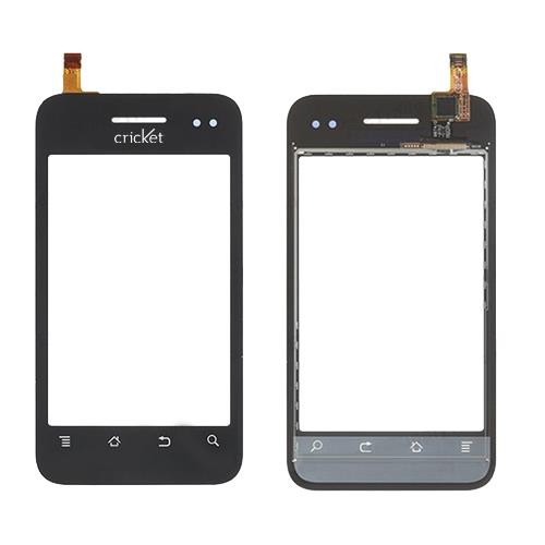 ZTE Score X500 Touch Screen Digitizer with Cricket Logo   Black   All Repair Parts USA Seller