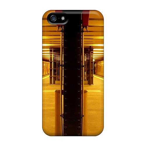High quality Durable Protection Case For Iphone 5/5s(subway Station In Yellow Light)
