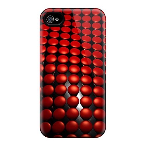 First class Case Cover For Iphone 4/4s Dual Protection Cover Wave 3d