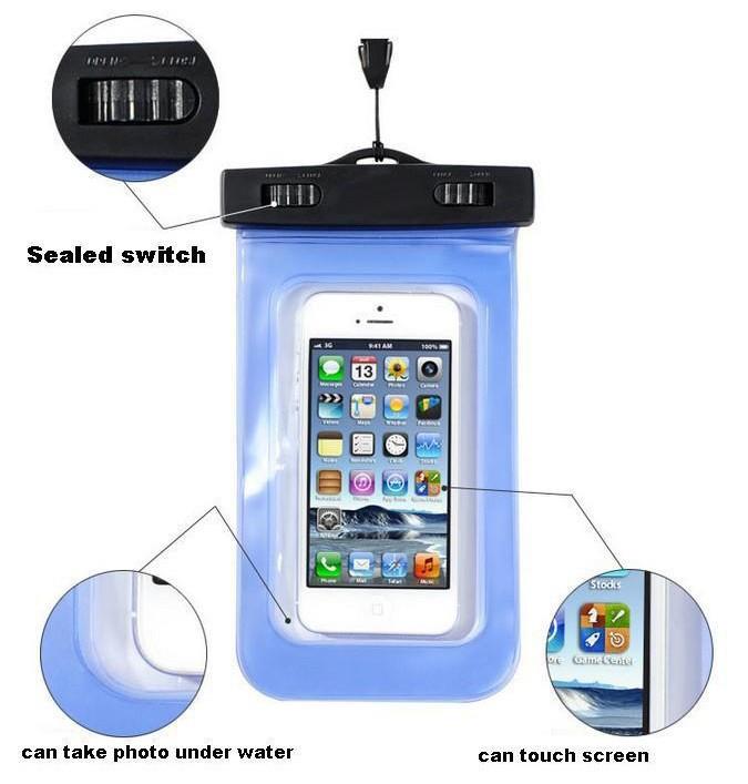 Drifting waterproof bag phone case For iphone 4 g 4 s 5 g 5 s 5 c Samsung s3 s4  Used for any swimming Drifting water activity