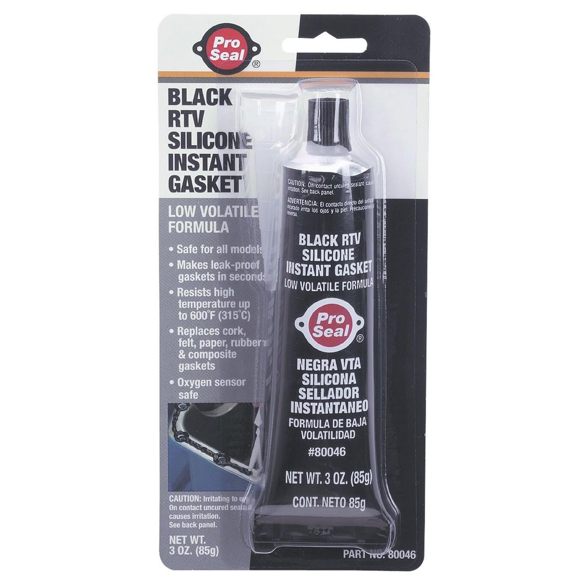 3 Oz. RTV Silicone   Black by USATNM