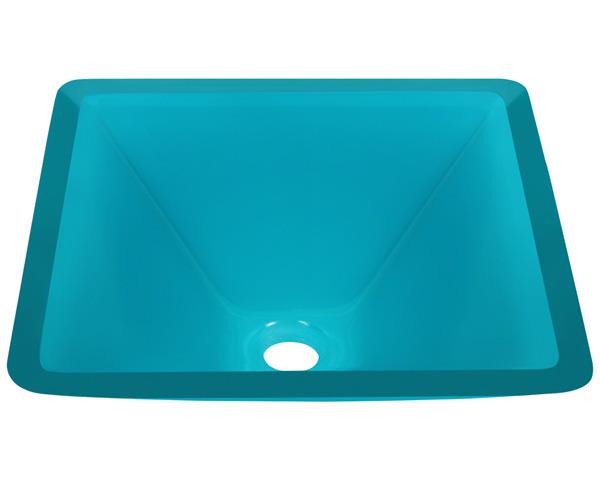 MR Direct 603 Coloured Glass Vessel Sink