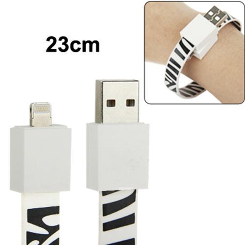 Noodle Magnet Style Lightning 8 Pin USB Sync Data / Charging Cable for iPhone 5, iPod touch 5, Length: 23cm (6 Different styles)