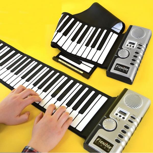 61 Keys Roll Up Keyboard Electronic Organ