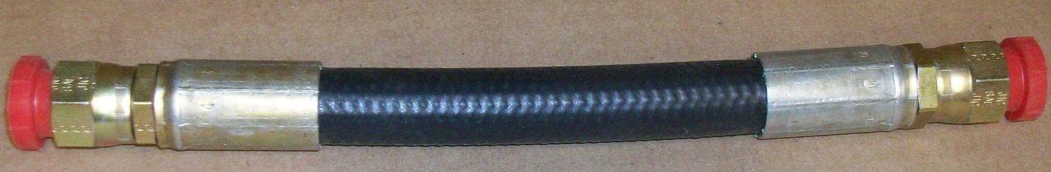 Parker No Skive Hydraulic 9" x 3/4" Hose 3/4" Female to 3/4" Female