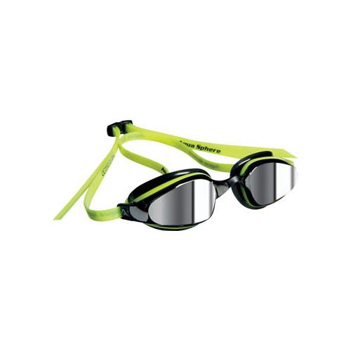 Michael Phelps K 180 Goggles: Yellow/Black with Mirror Lens