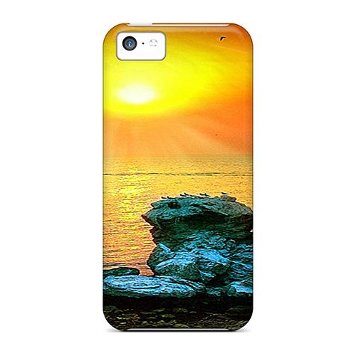 For Iphone 5c Fashion Design Sunset At The Rock Cases NSE8976ZIGR